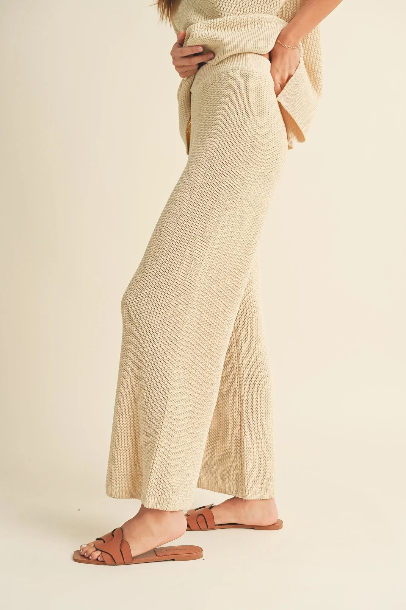 Knit Crop Lounge Pants
