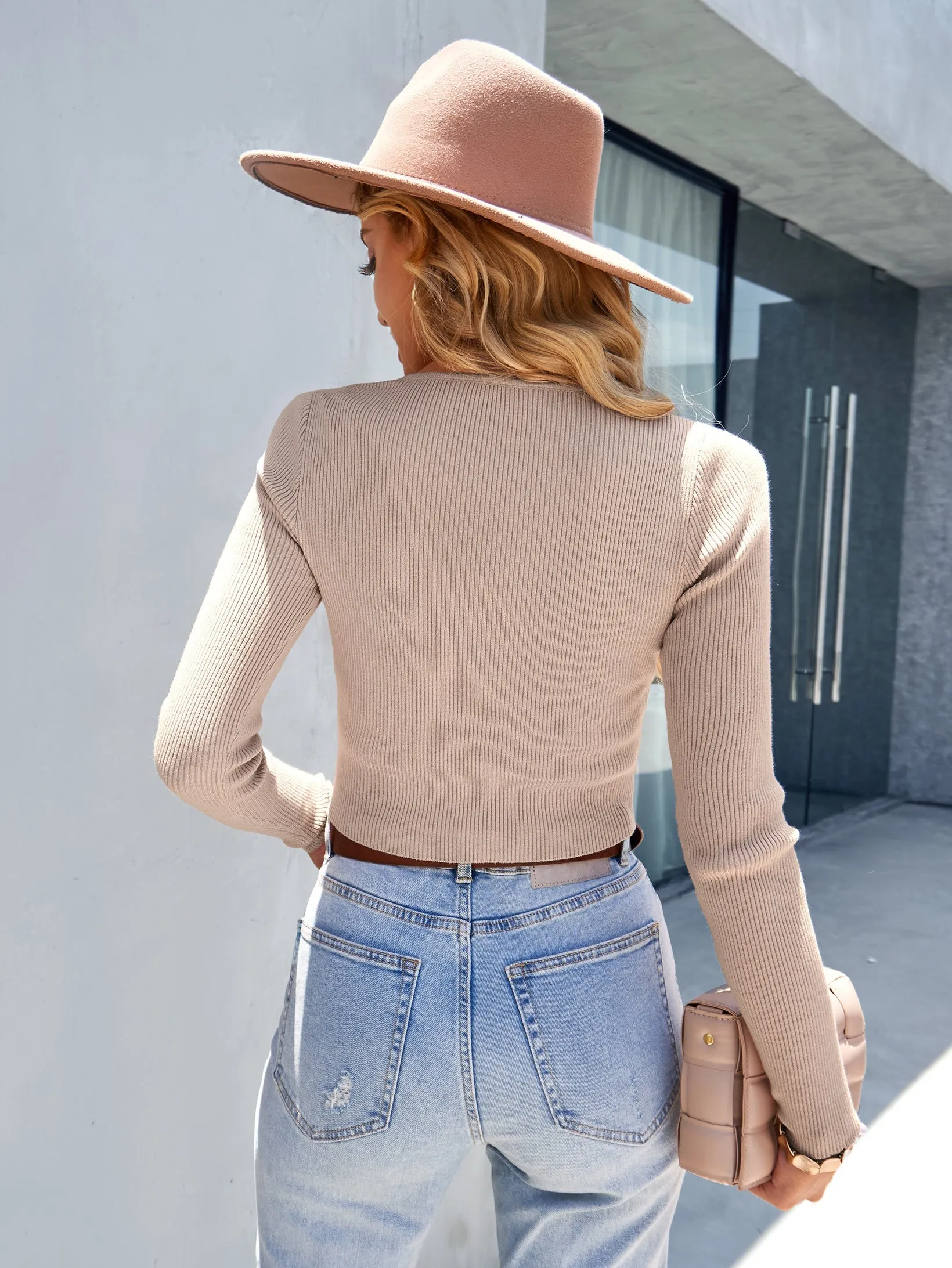 Korana Knit Top - Khaki