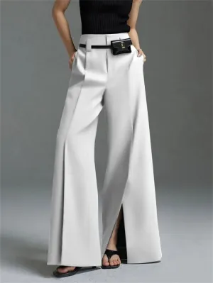 Leona High-Waisted Pleat Trousers