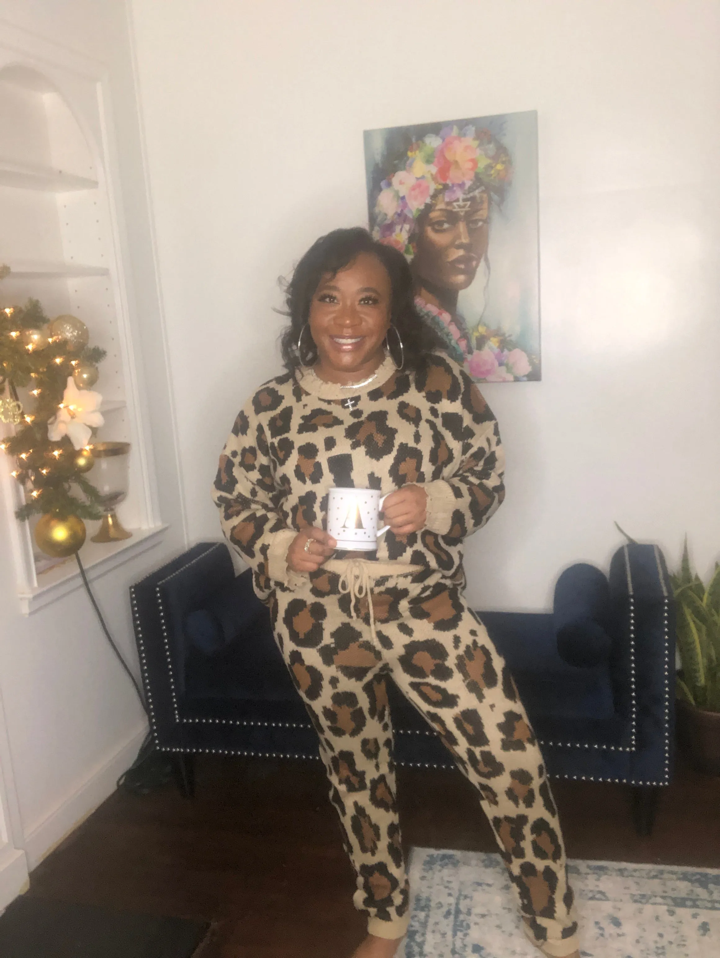 Leopard Lounge Set