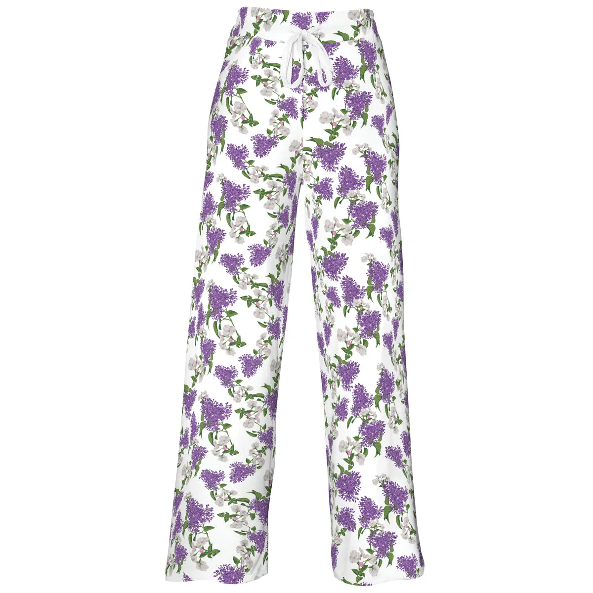 Lilac Spring Bloom Pj Pant - White Multi