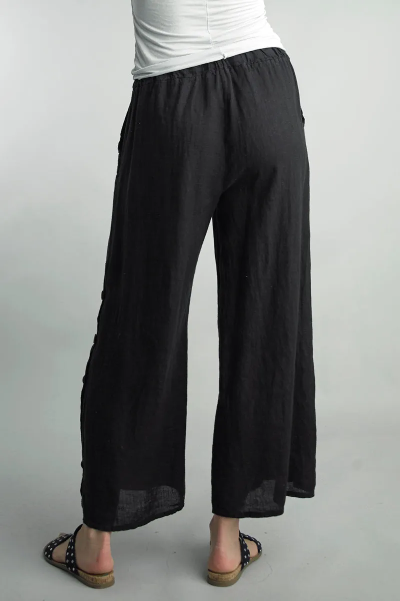 Linen Palazzo Pants