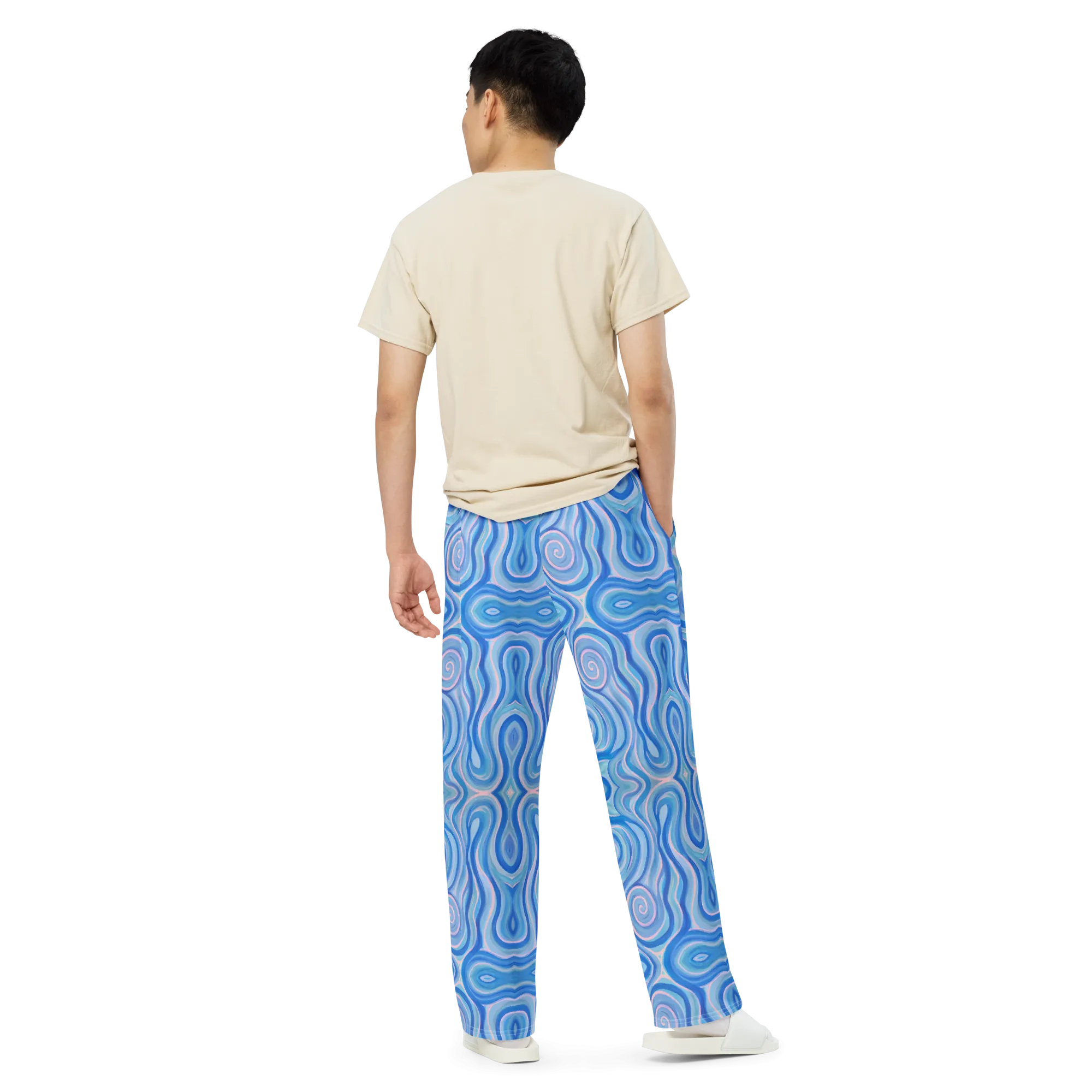 Lounge Sweatpants- "Aqua" Design