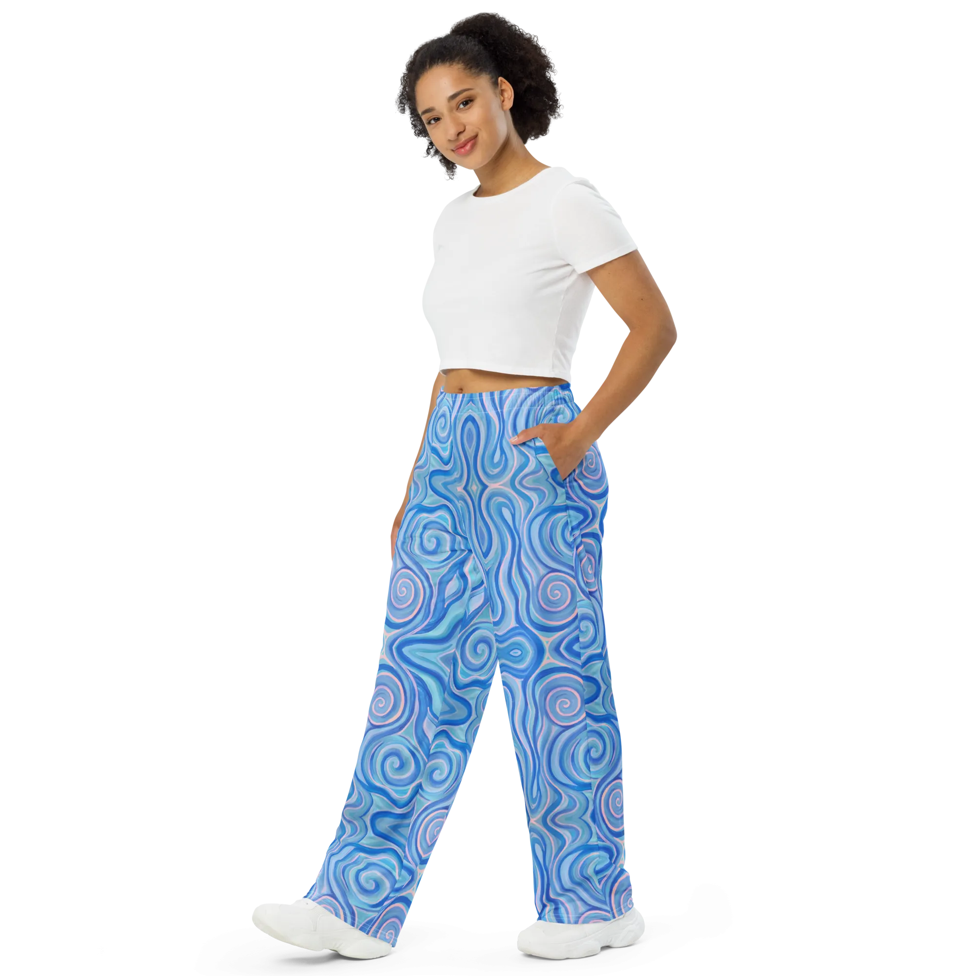 Lounge Sweatpants- "Aqua" Design