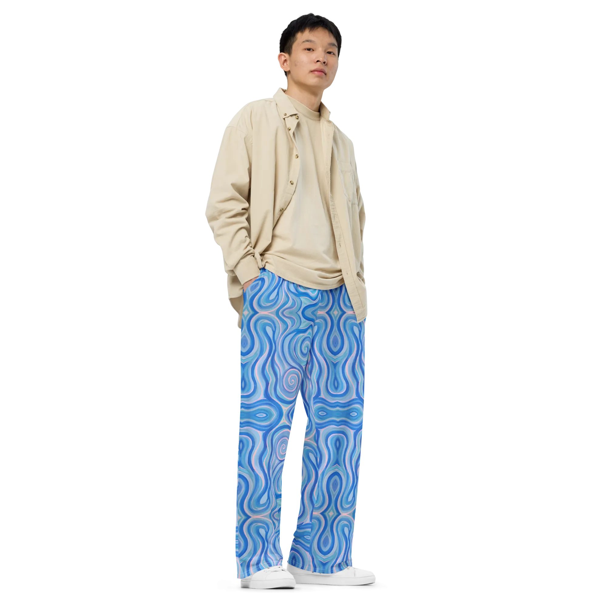 Lounge Sweatpants- "Aqua" Design