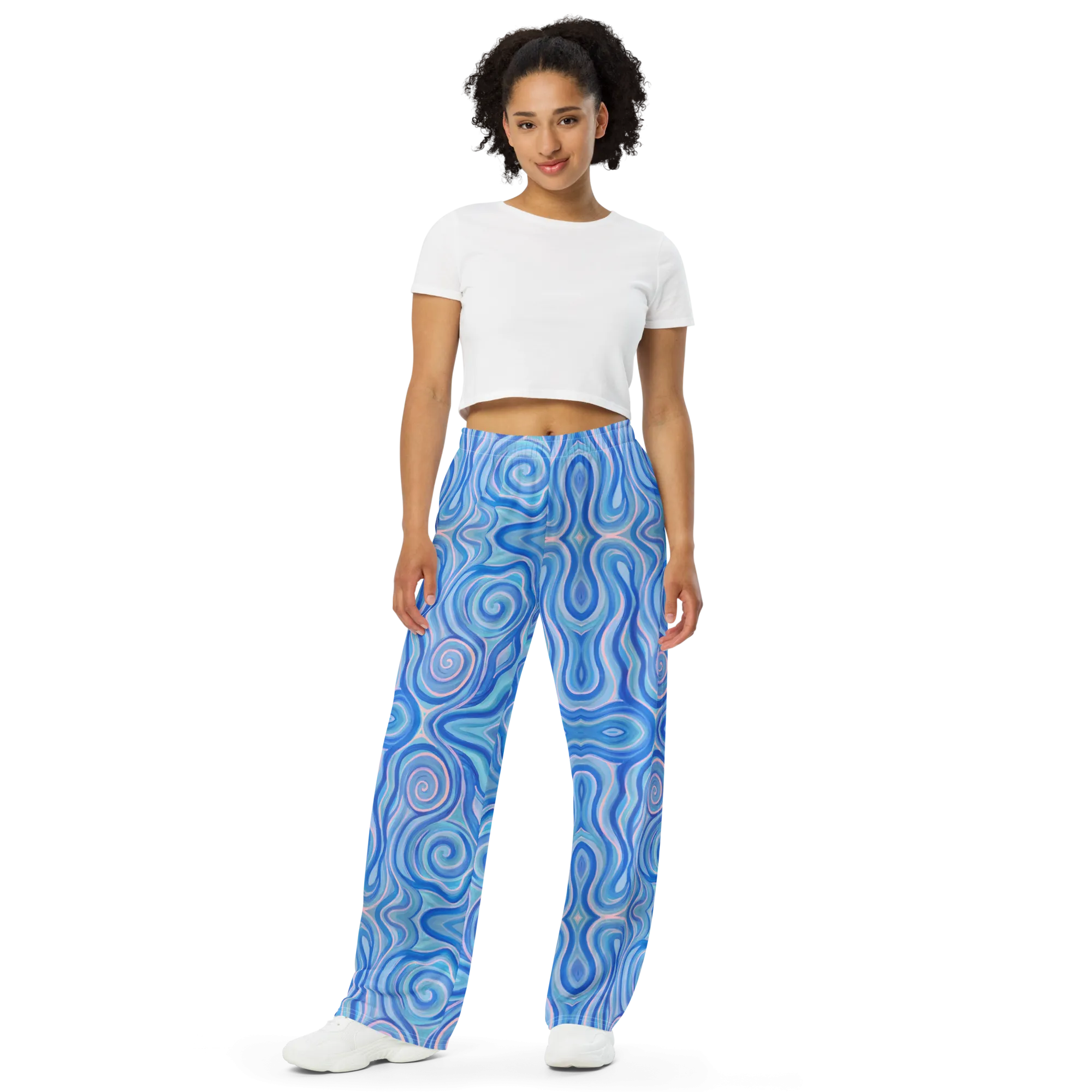 Lounge Sweatpants- "Aqua" Design