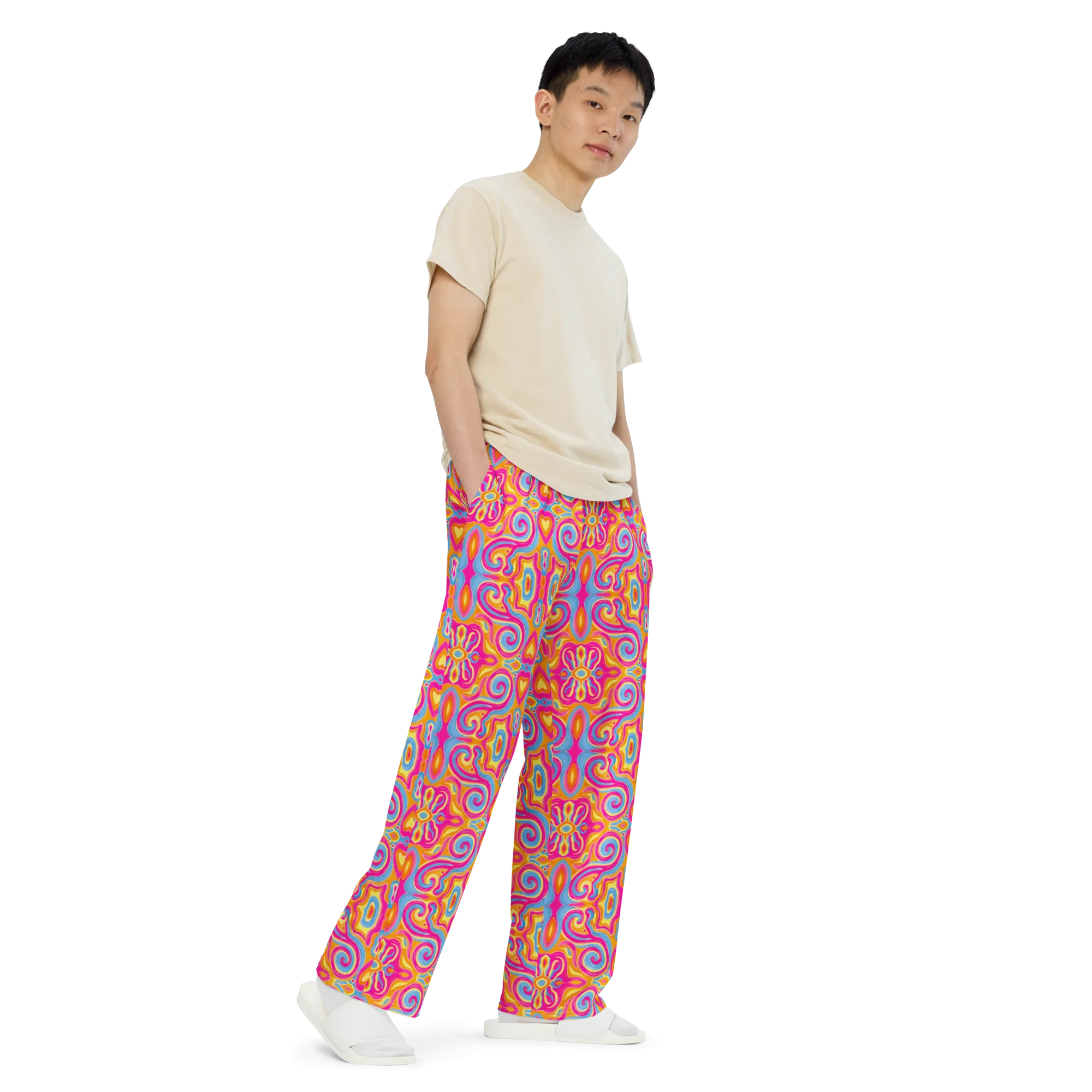 Lounge Sweatpants- "Magic Stamps" Design
