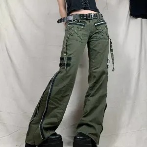 Low Waist Cargo Pants