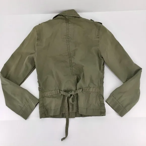Lucky Brand Olive Green Jacket Utility Standard Issue Military Size XS