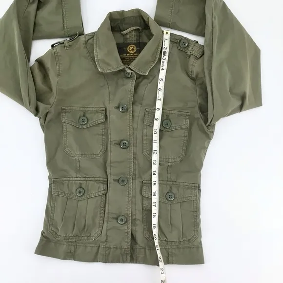 Lucky Brand Olive Green Jacket Utility Standard Issue Military Size XS