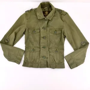 Lucky Brand Olive Green Jacket Utility Standard Issue Military Size XS
