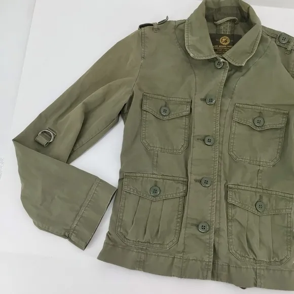 Lucky Brand Olive Green Jacket Utility Standard Issue Military Size XS