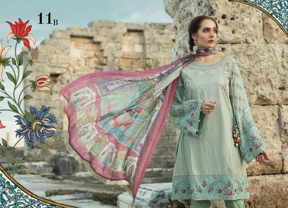 Maria B. Summer 2019 Lawn-Cotton Suit