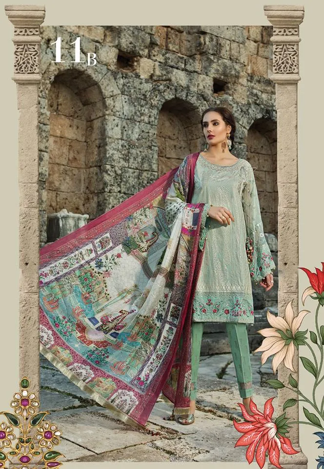 Maria B. Summer 2019 Lawn-Cotton Suit