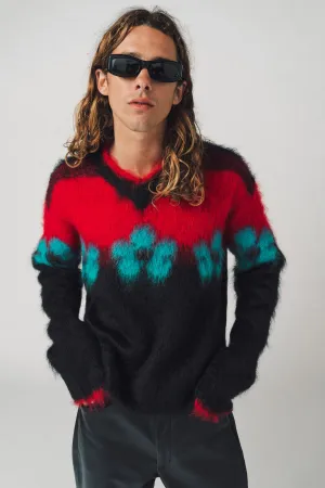 MARNI | FLORAL MOHAIR JUMPER