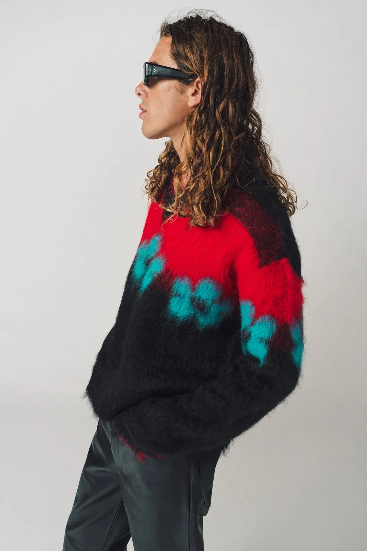 MARNI | FLORAL MOHAIR JUMPER