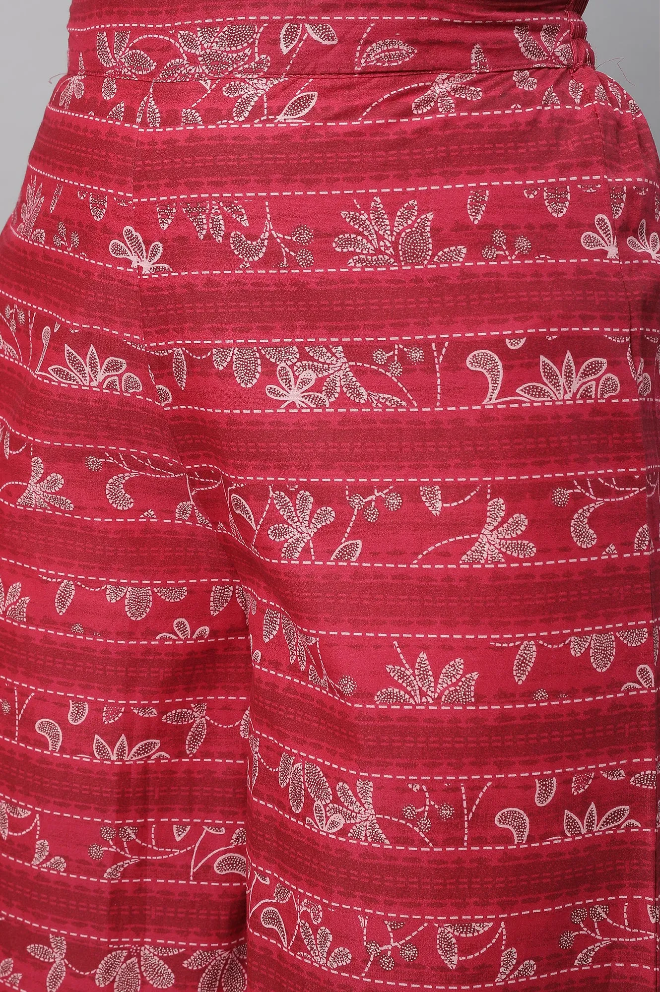 Maroon Ethnic kurta & Palazzo Set