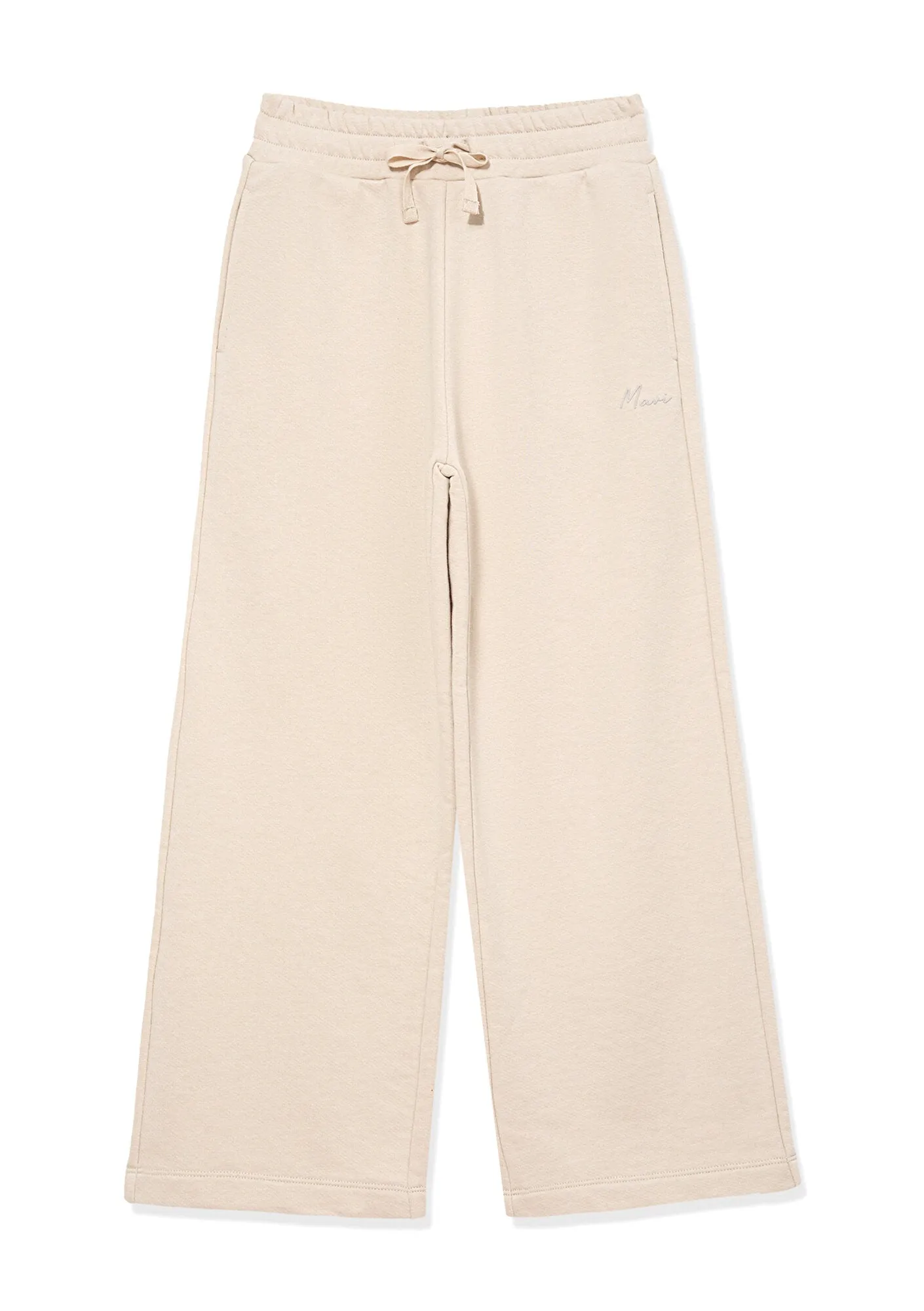 Mavi Logo Printed Beige Sweatpants