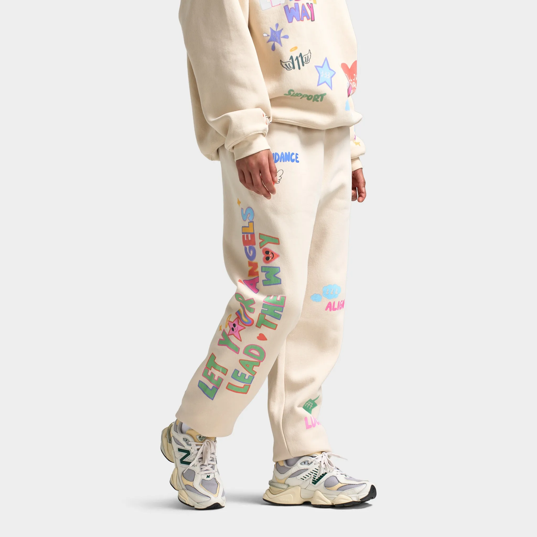 Mayfair Women's Angels All Around Us Sweatpants / Cream