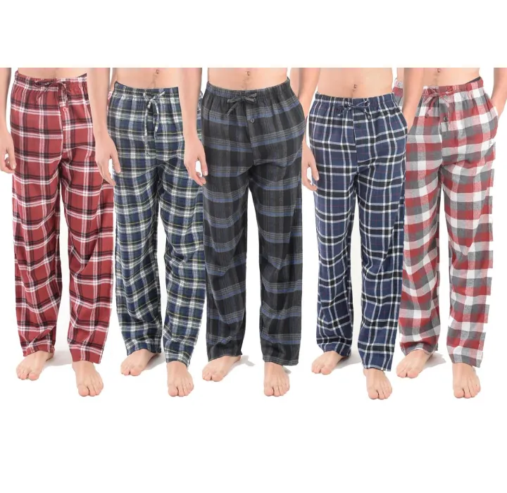Men’s Assorted Flannel Lounge Pants (3-Pack)