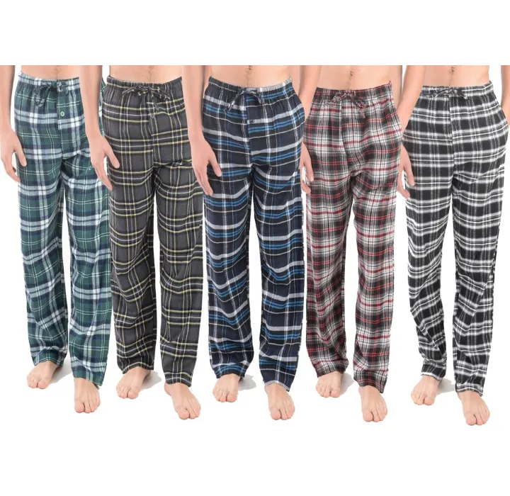 Men’s Assorted Flannel Lounge Pants (3-Pack)