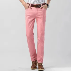 Men's Casual Vibrant Pants | Slim Fit