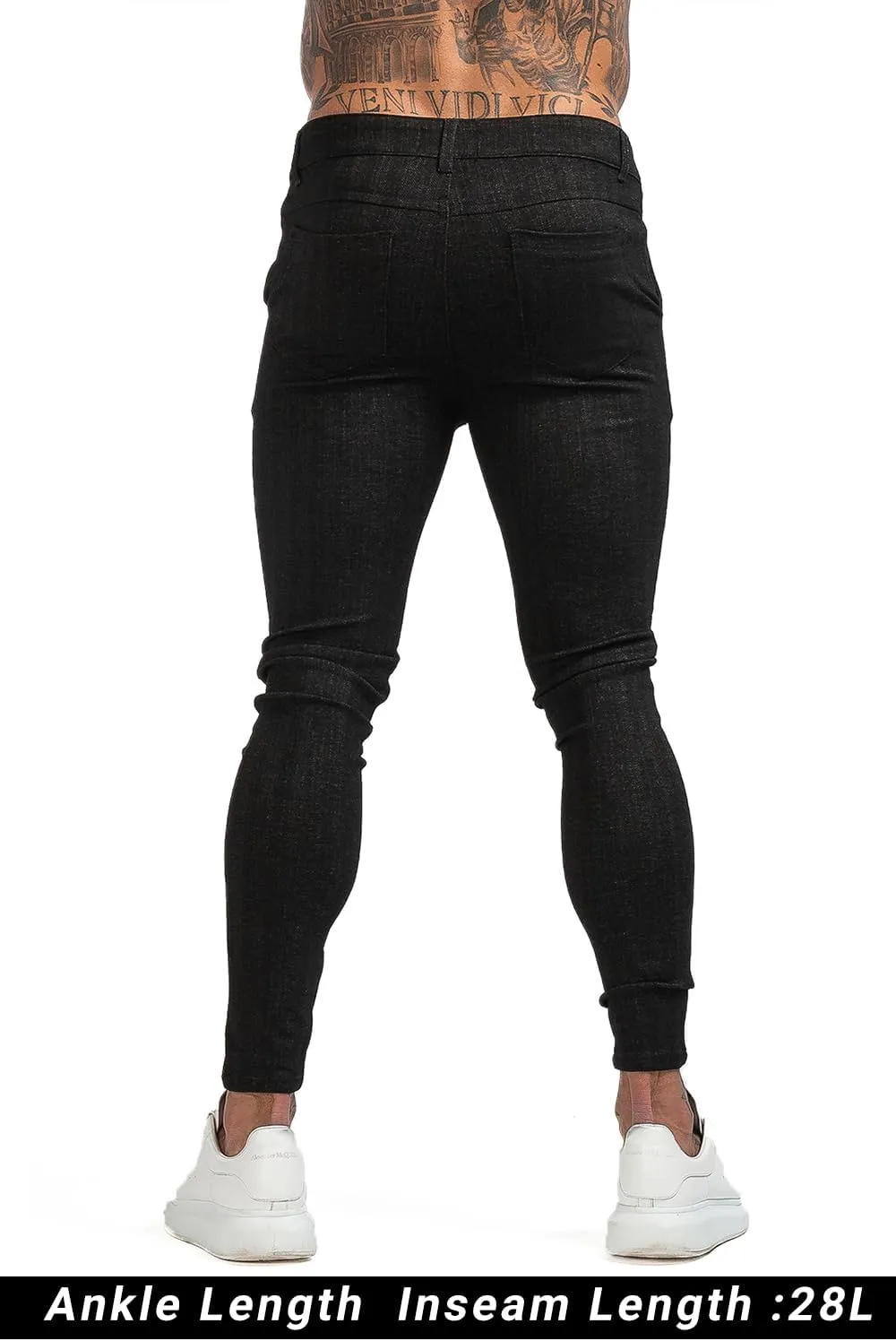 Mens Plaids Stretch Chino Pants Slim Fit