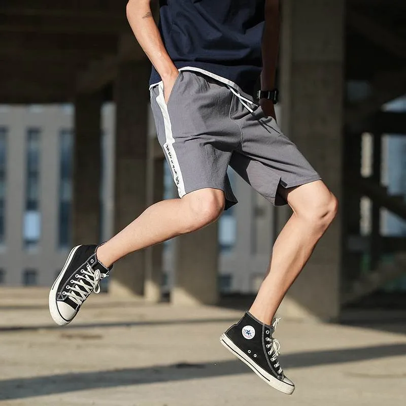 Mens Shorts Loose Five-point Pants Beach Pants