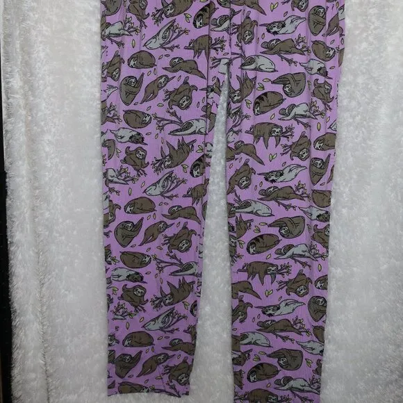 MeUndies lounge pants sloth pattern unisex size XL NWOT - LAST ONE!!!