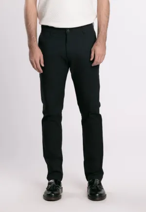 MOC Celana Panjang Chinos Pria Slim Fit BARNIE-BLACK