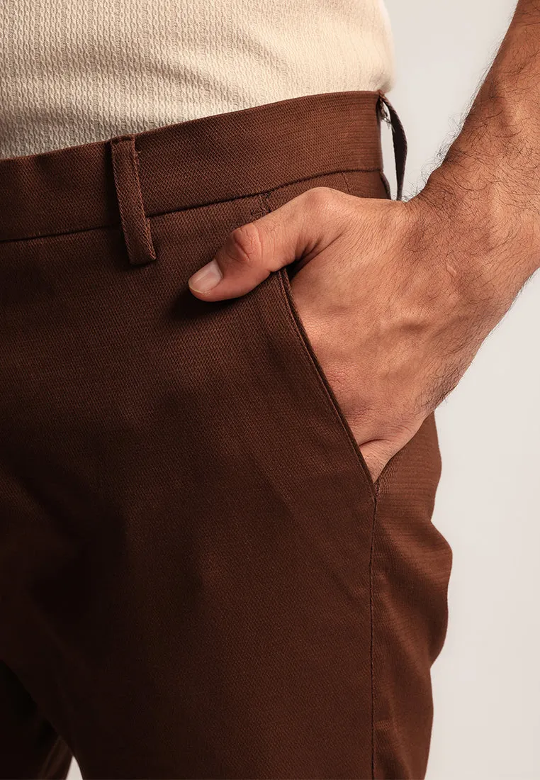 MOC - Celana Panjang Pria Andest - Dark Brown