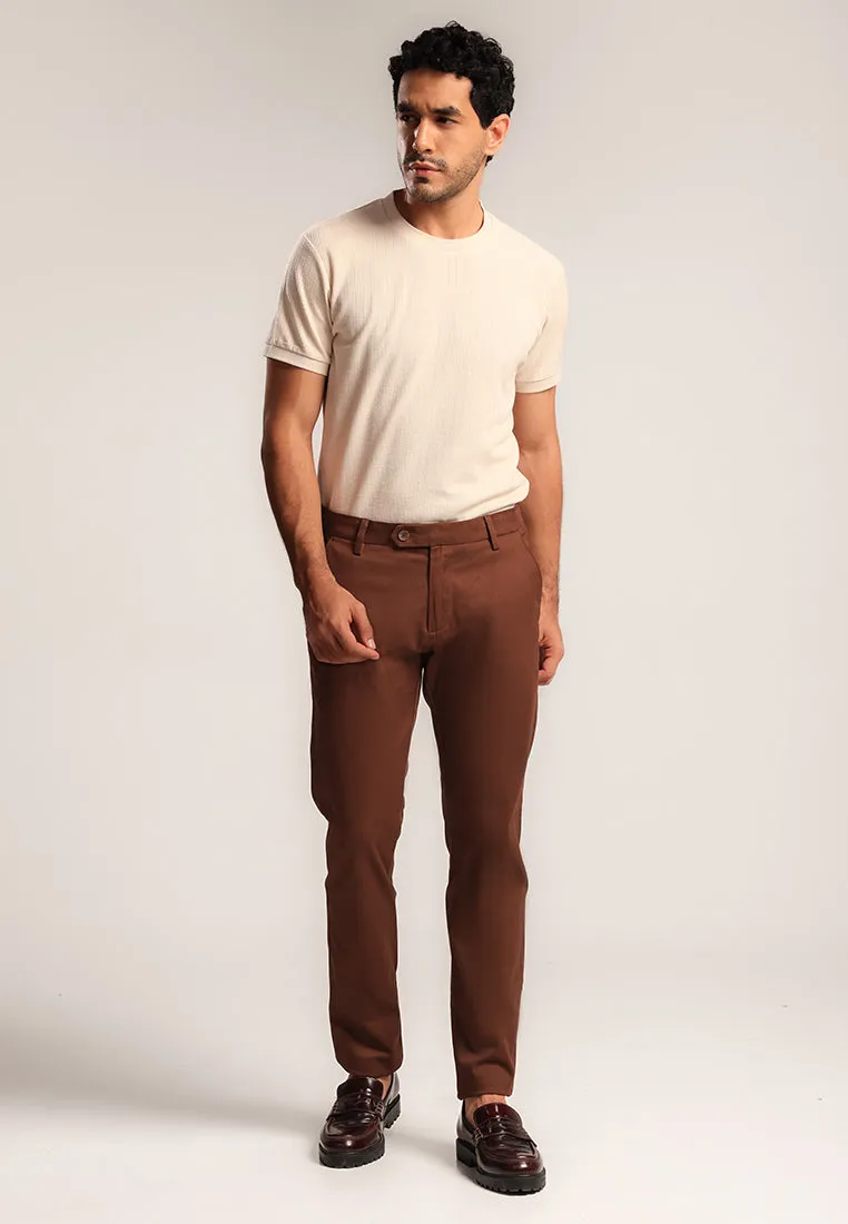 MOC - Celana Panjang Pria Andest - Dark Brown