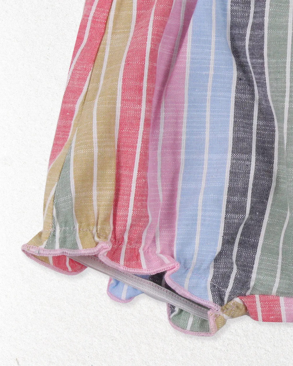 Multicoloured Busy Bee Applique Dress And Pant Set