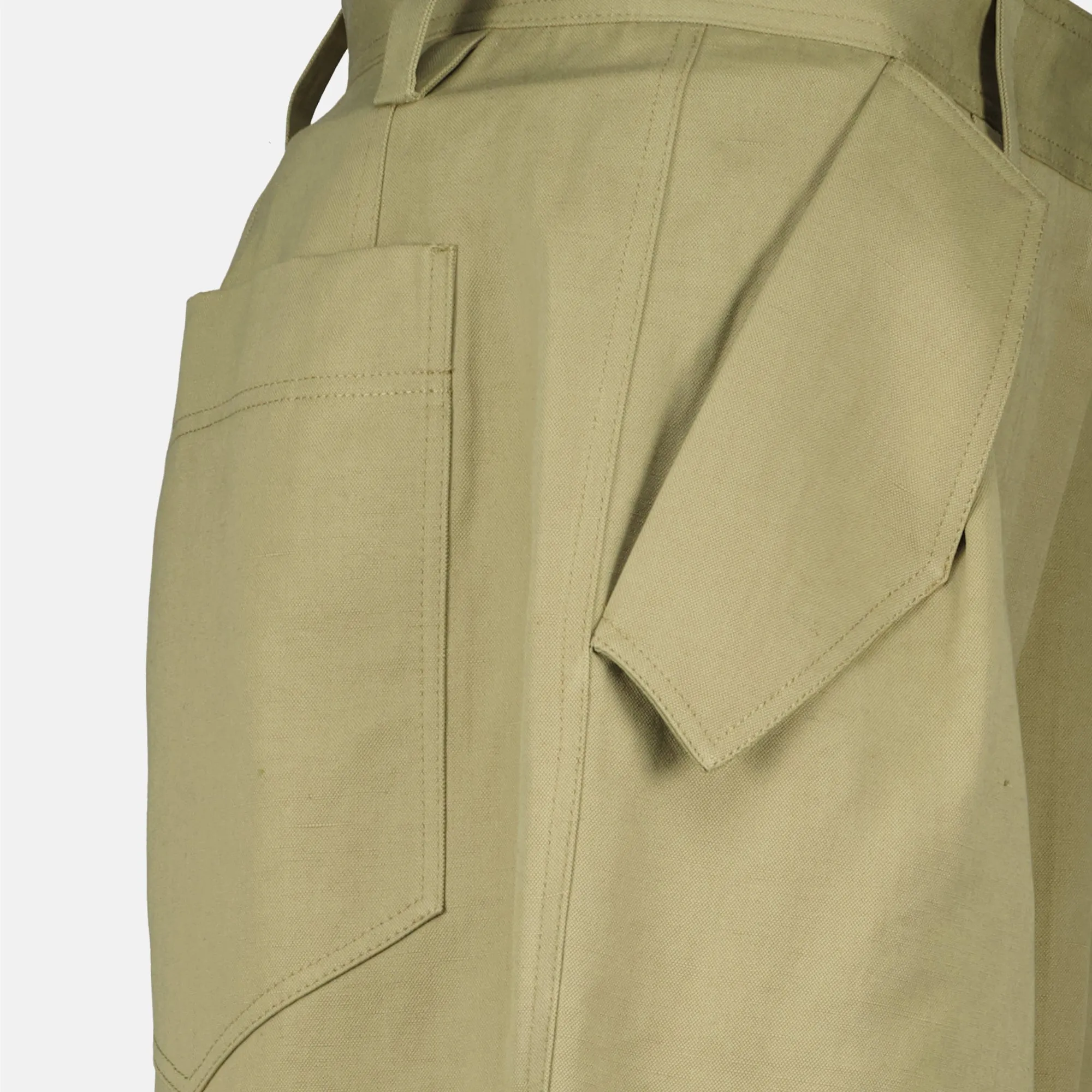 Natsa Light Green Cargo Pants