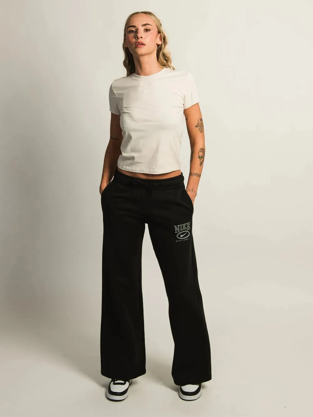 NIKE SPORTSWEAR CLUB FLEECE WIDE PANT HJ0869-010