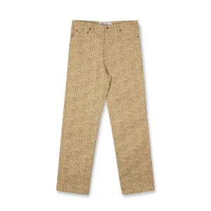 Nohavice Grimey x Sk8Land Canvas Regular Pants Brown hnedé