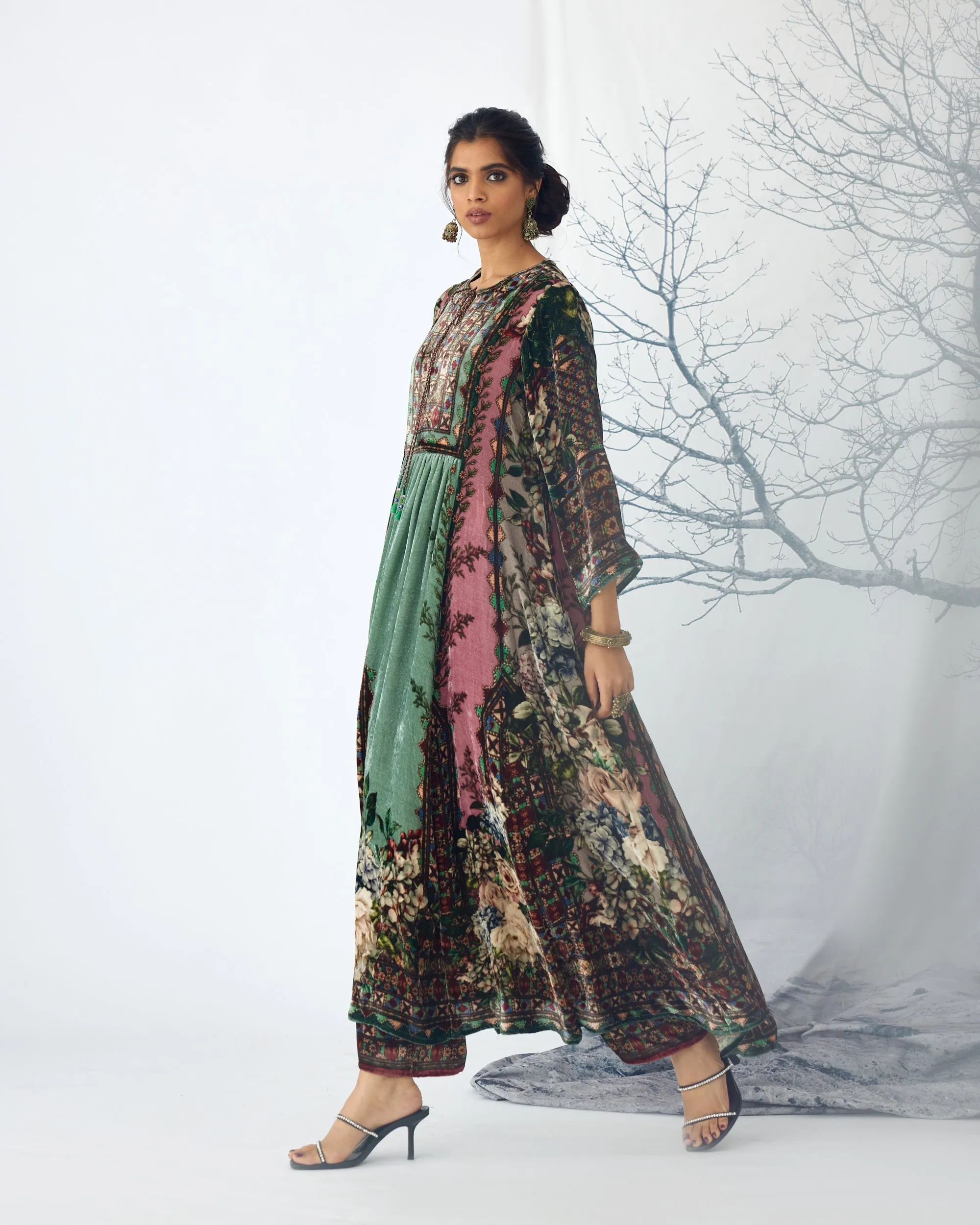 Notting Hill : Anisha - Sage/Dusty Rose