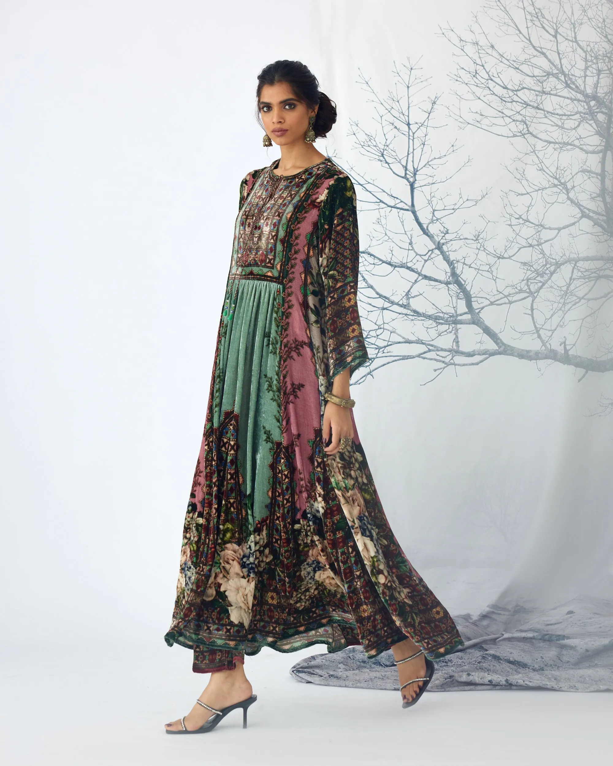 Notting Hill : Anisha - Sage/Dusty Rose