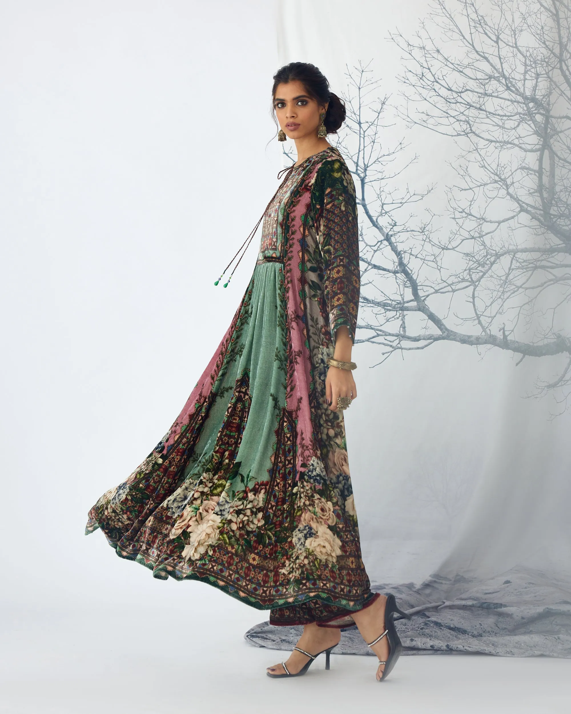 Notting Hill : Anisha - Sage/Dusty Rose