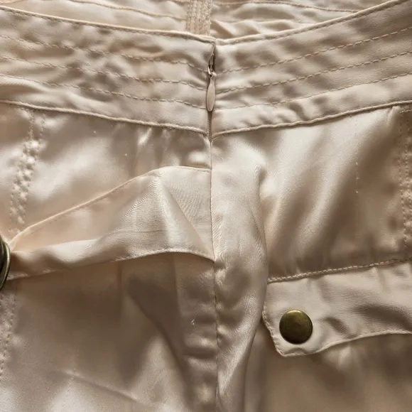 NWT By Anthropologie Silky Utility Mini Skirt, Size 6