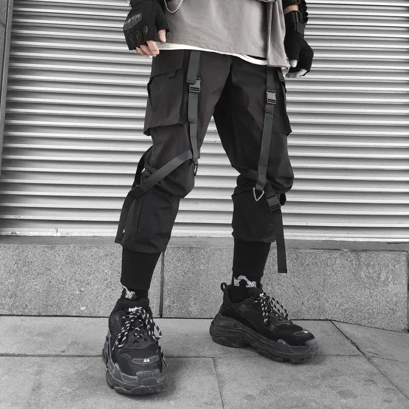 Obsidian Strap Cargo Pants