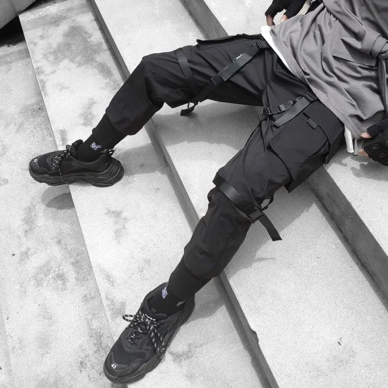 Obsidian Strap Cargo Pants