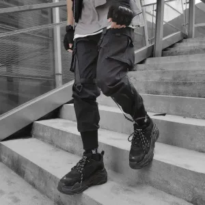 Obsidian Strap Cargo Pants