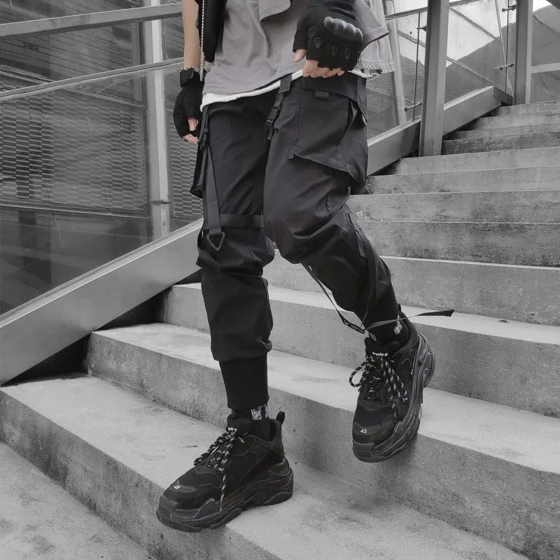 Obsidian Strap Cargo Pants