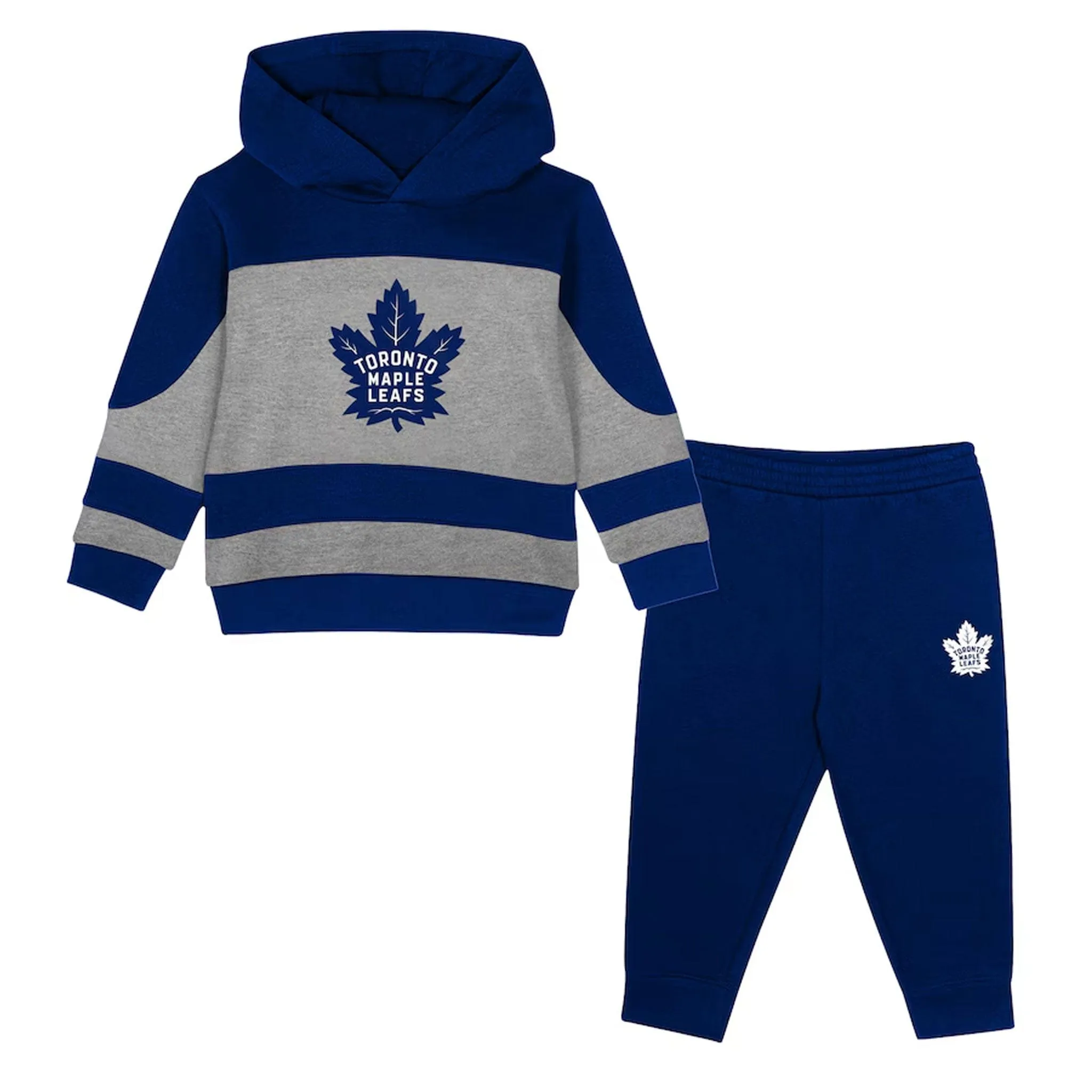 Outer Stuff NHL Puck Hero Toddler Fleece Set - Toronto Maple Leafs