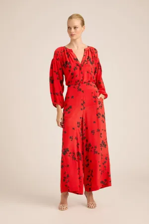 PALAZZO CREPE DE CHINE HARPER PANTS