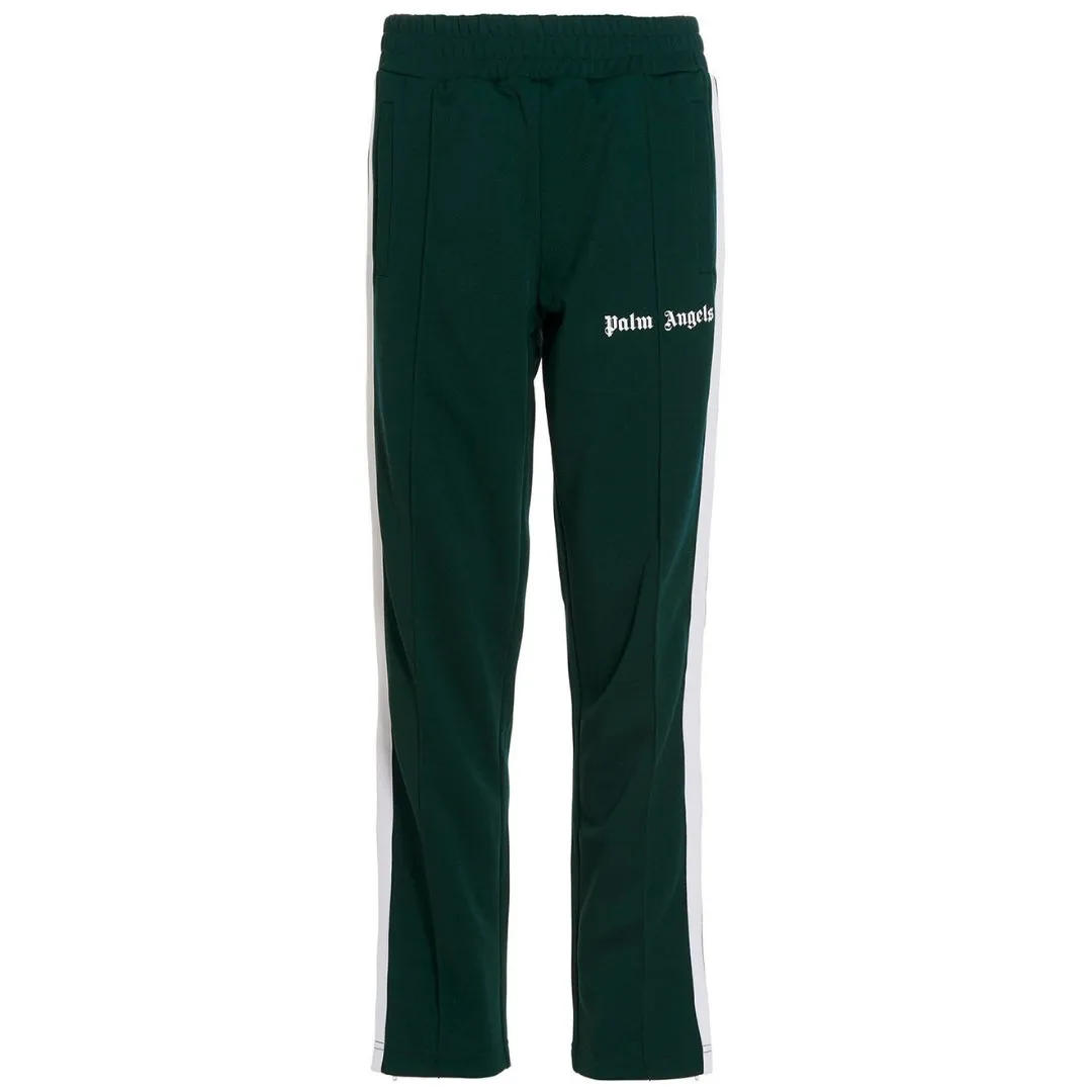 Palm Angels Mens Sweat Pants PMCJ001C99FAB0015501 Green