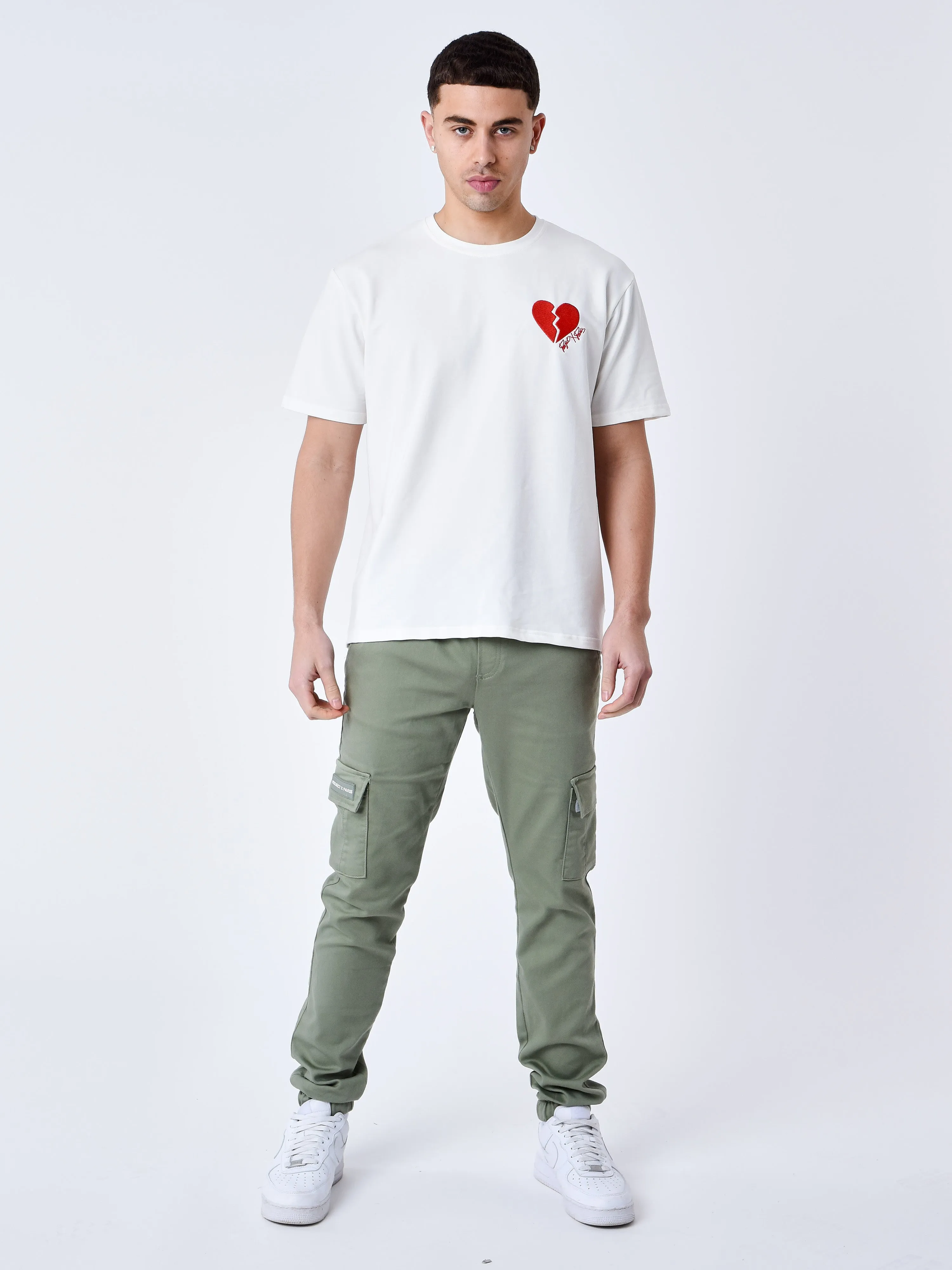 PANTALÓN CARGO CON CINTURA ELÁSTICA - CAQUI - PROJECT X PARIS | T239020_KH2