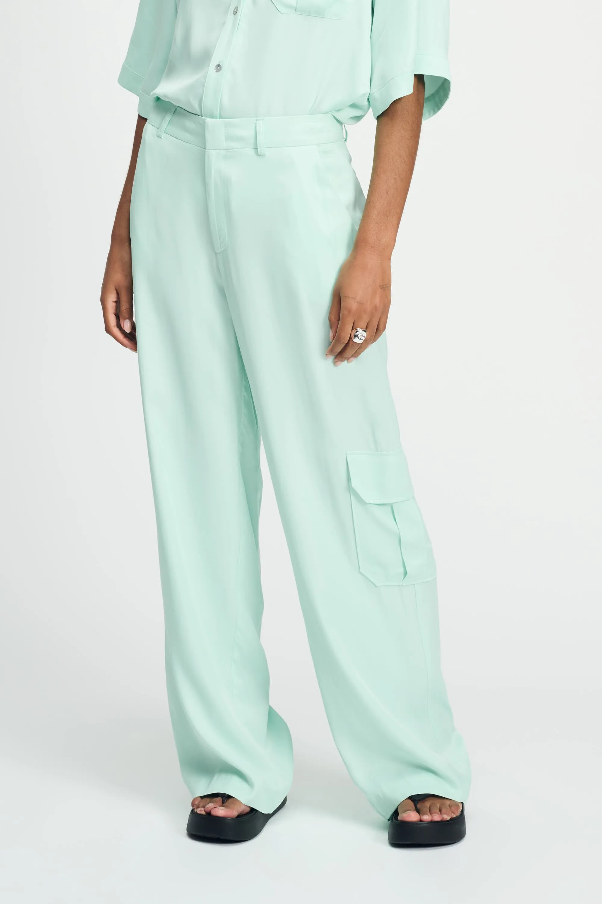 PANTS - Satin Fresh Mint