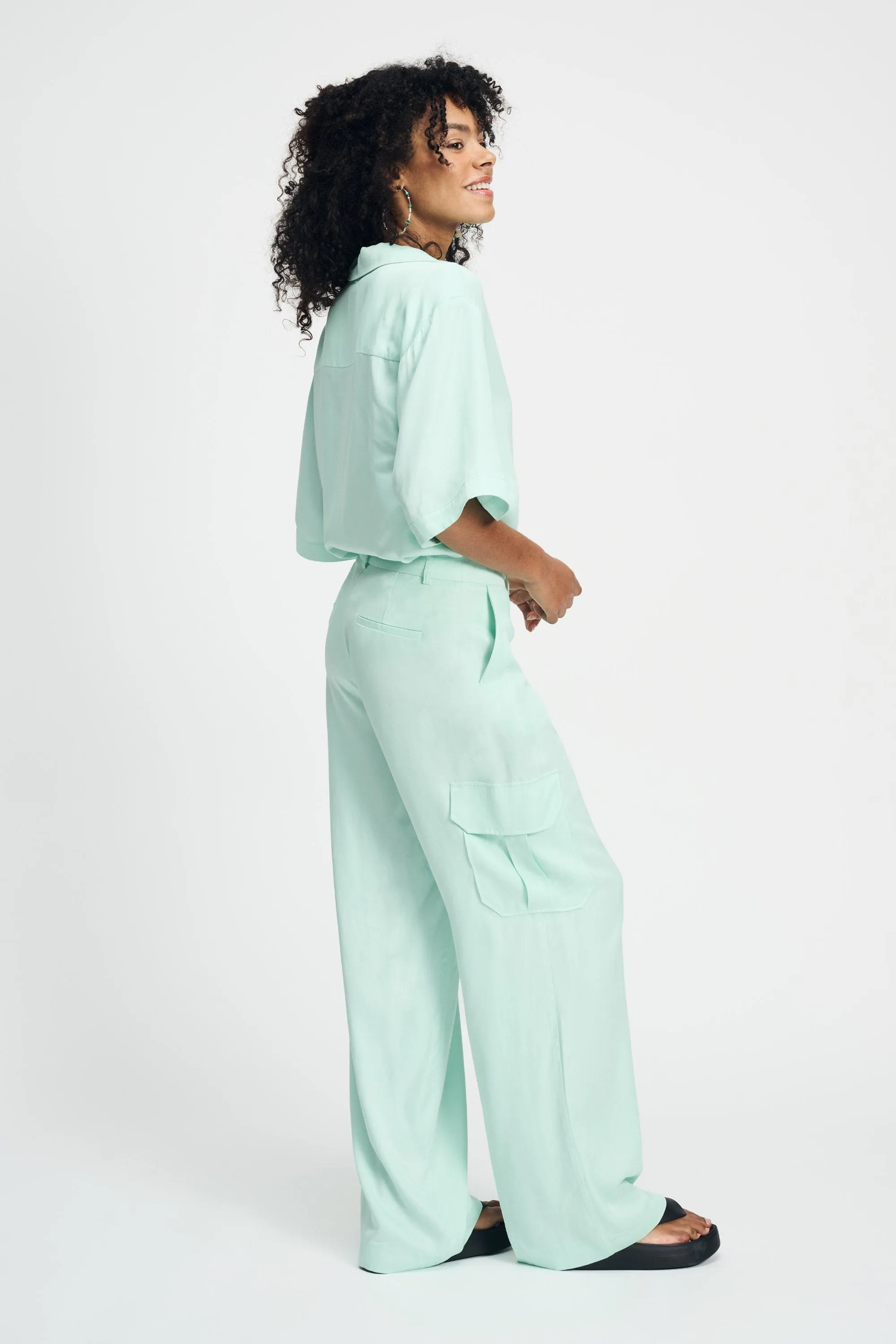 PANTS - Satin Fresh Mint